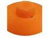 Orange Monogrammed Straw Hat, Beach hat, Sunhat