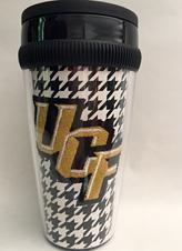 Insulated, monogrammed travel tumbler