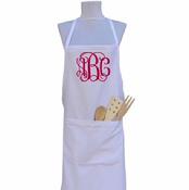 Apron with monogram or personalized name
