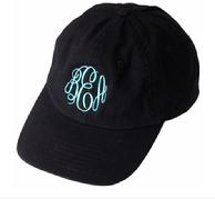 Monogrammed Baseball Hat, monogrammed for free.  Pack it, crush it, no problem