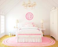 Scallop Wood Monogram is perfect accent to a bedroom room, family room or dorm room.