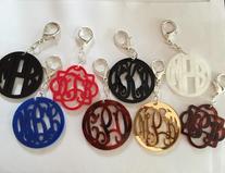 Key Ring or Key Chain with monogram.