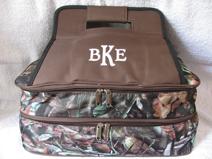 Insulated casserole tote, monogrammed or personalized for hot or cold food items.