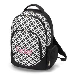 Monogrammed backpack for back to school