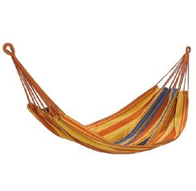 Monogrammed Fabric Hammock is 100% soft cotton with a bed size of 36"W x 78"L.  Length of hanging should be between 174" and 180" and a weight capacity of 225 lbs.   Great gift with a monogram or personalized name.