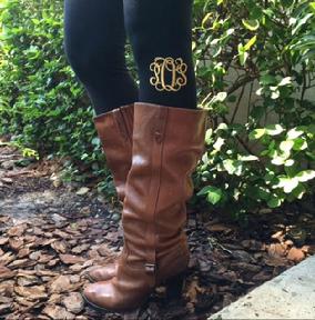 Monogrammed Leggings