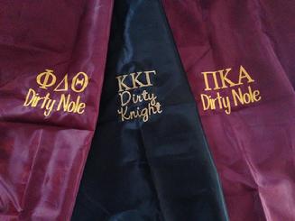 Sorority or Fraternity college laundry bag monogrammed or embroidered with greek letters!  Greek laundry bag with monogram