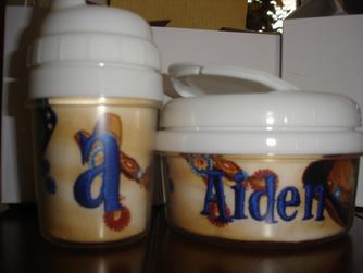 Snack Container, personalized and monogramed for $18