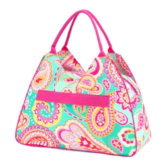 monogrammed or personalized large beach bag.  Tote with monogram is perfect accessory for a day at the beach.