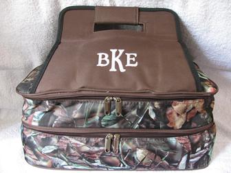 Insulated casserole tote, Monogrammed insulated Casserole Tote, Camouflage insulated casserole tote monogrammed 